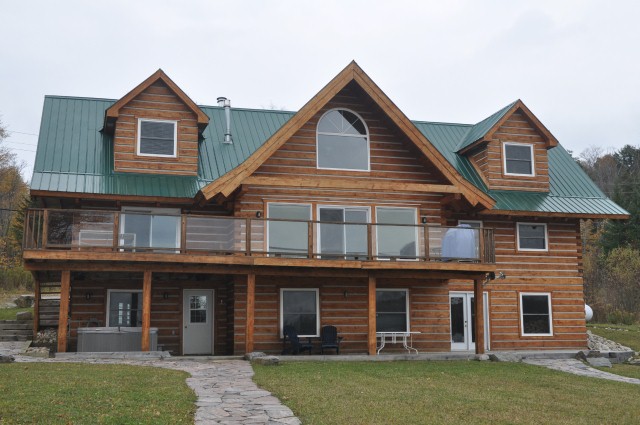 Example EcoLog home based on this plan