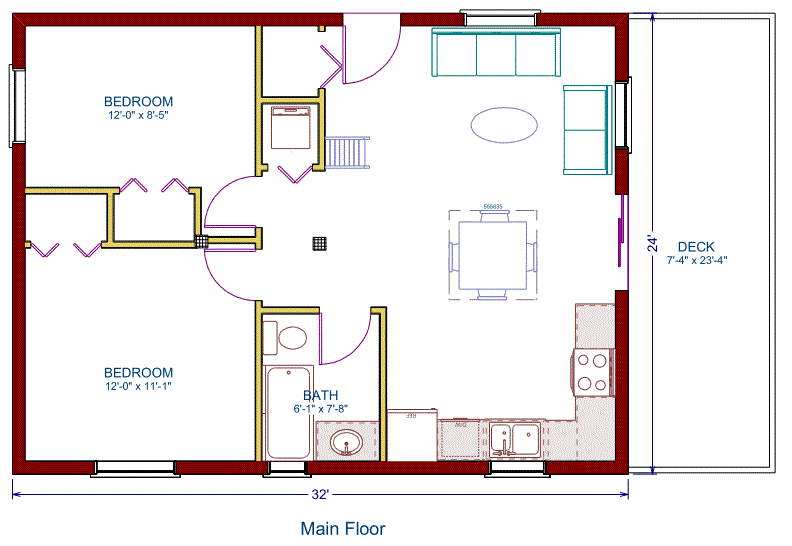 log-cottage-floor-plan-24x32-main-floor.GIF