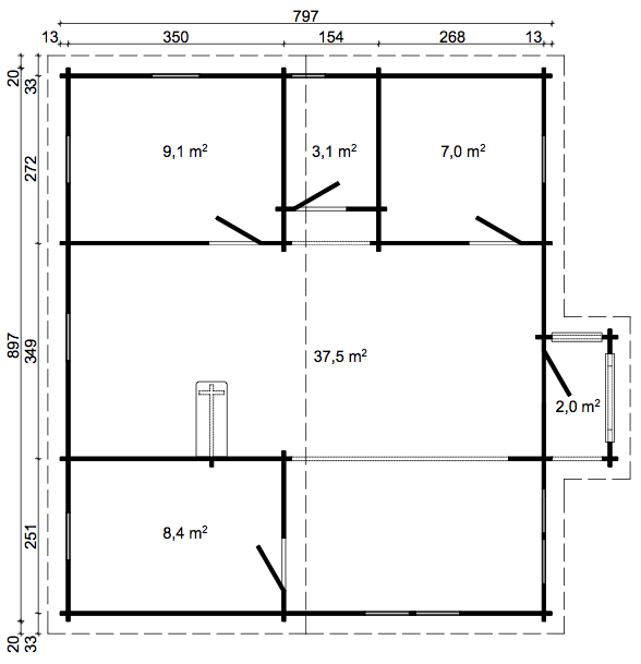 750 Sqft Estonia Cottage Estonia Floorplan Dimensions In Cm 750 Sqft Estonia Cottage Estonia Floorplan Dimensions In Cm