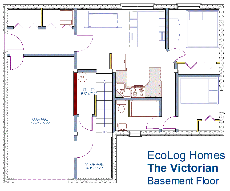 960 sqft The Victorian 